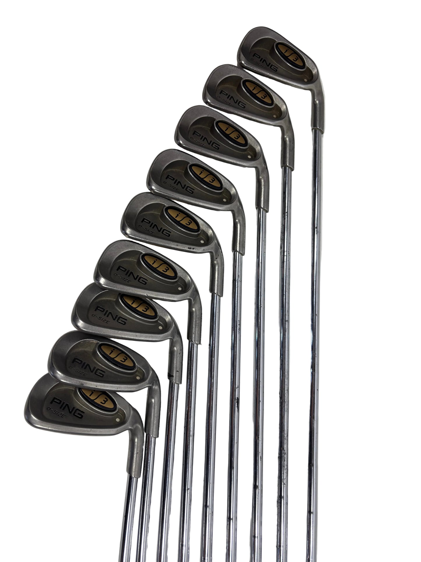 PING i3 O-Size Iron Set| Steel Shafts | New Champkey Grips | Classic Ping